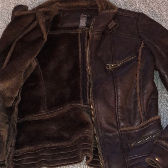 Dex Faux Leather Moto Jacket XS - Picture 3 of 3